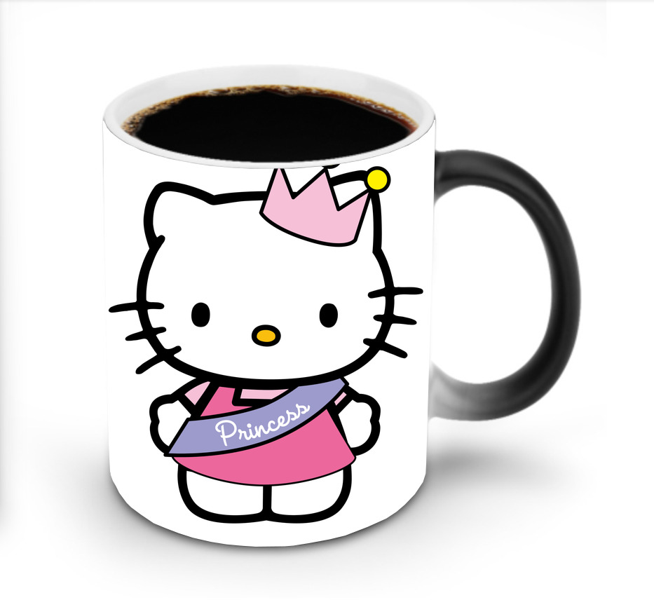 （画像用） Hello Kitty ハローキティ 温度変色マグカップ