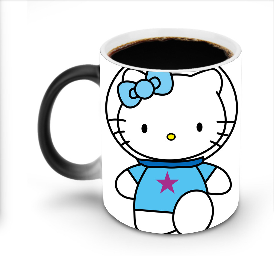 （画像用） Hello Kitty ハローキティ 温度変色マグカップ