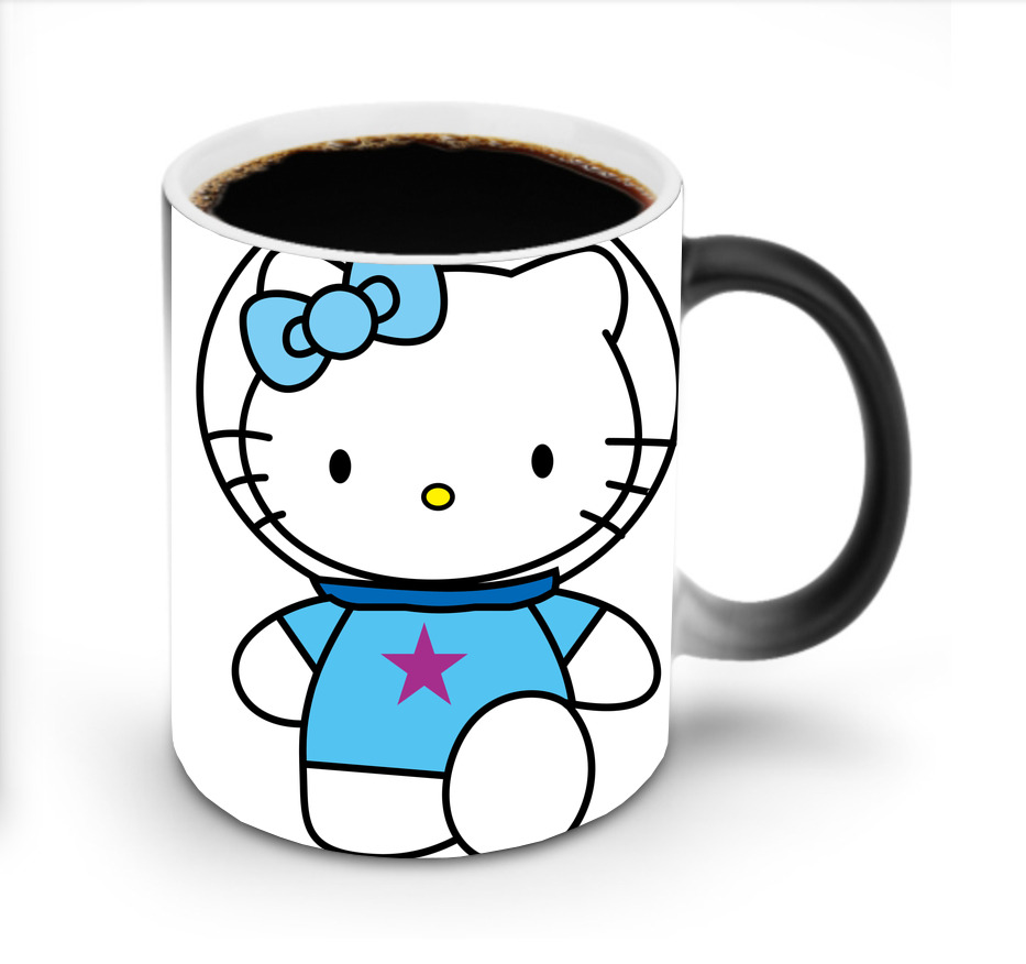 （画像用） Hello Kitty ハローキティ 温度変色マグカップ