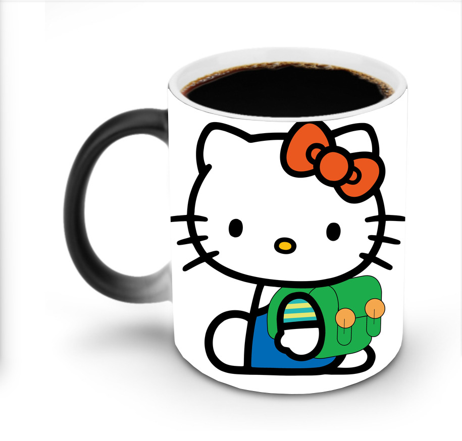 （画像用） Hello Kitty ハローキティ 温度変色マグカップ