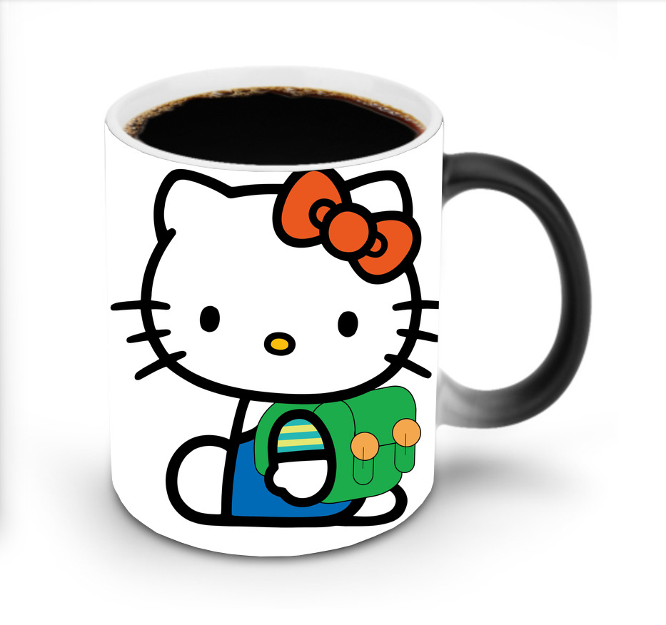 （画像用） Hello Kitty ハローキティ 温度変色マグカップ