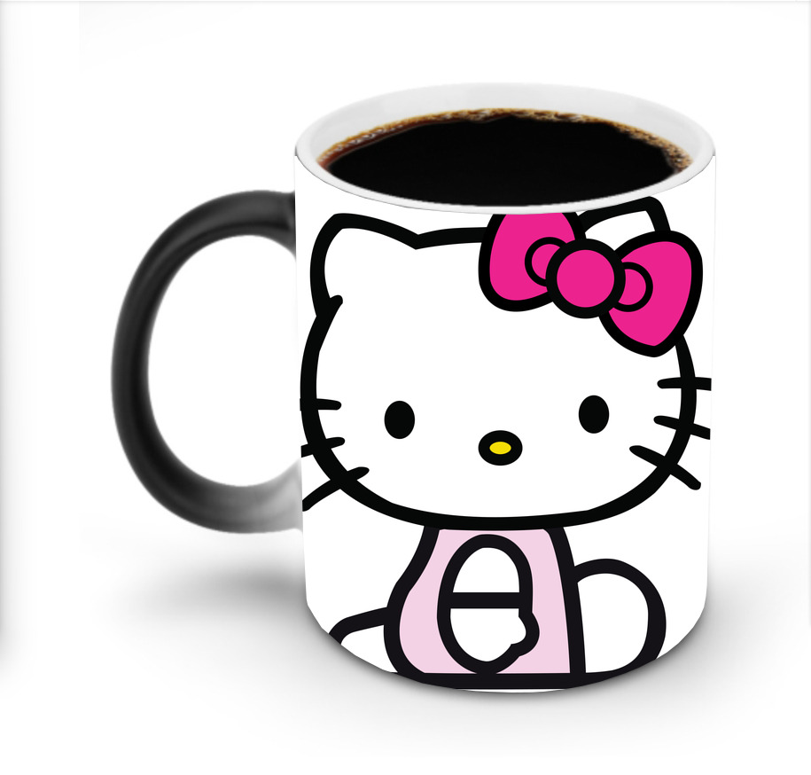 （画像用） Hello Kitty ハローキティ 温度変色マグカップ