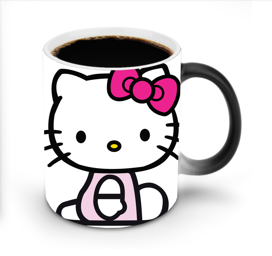（画像用） Hello Kitty ハローキティ 温度変色マグカップ