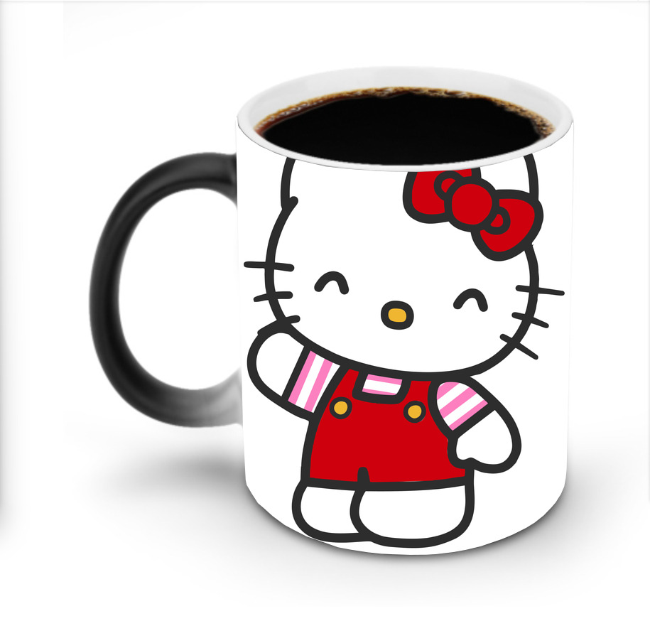 （画像用） Hello Kitty ハローキティ 温度変色マグカップ