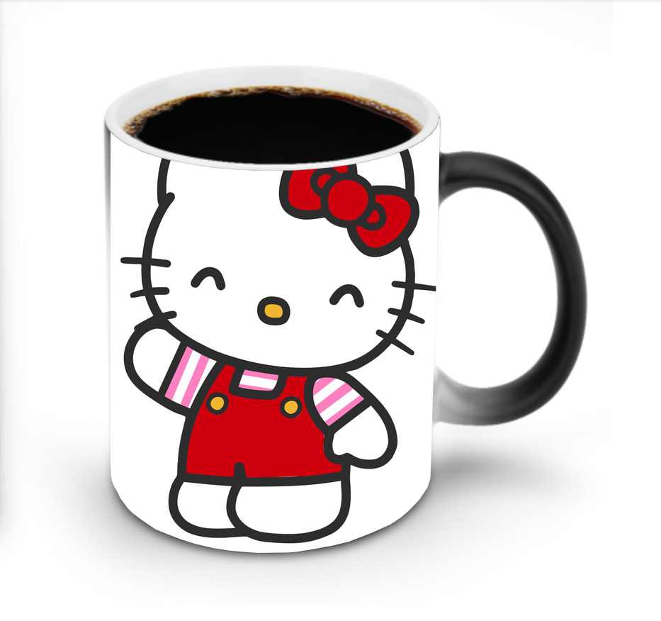 （画像用） Hello Kitty ハローキティ 温度変色マグカップ