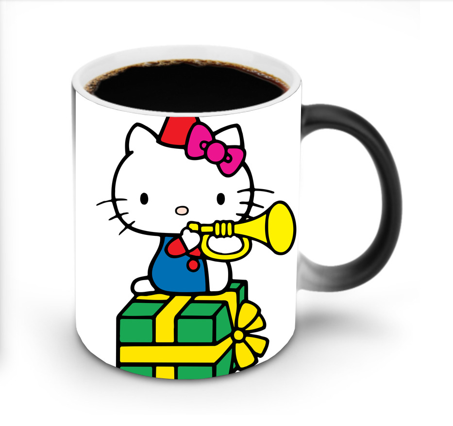 （画像用） Hello Kitty ハローキティ 温度変色マグカップ