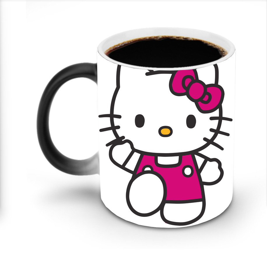 （画像用） Hello Kitty ハローキティ 温度変色マグカップ