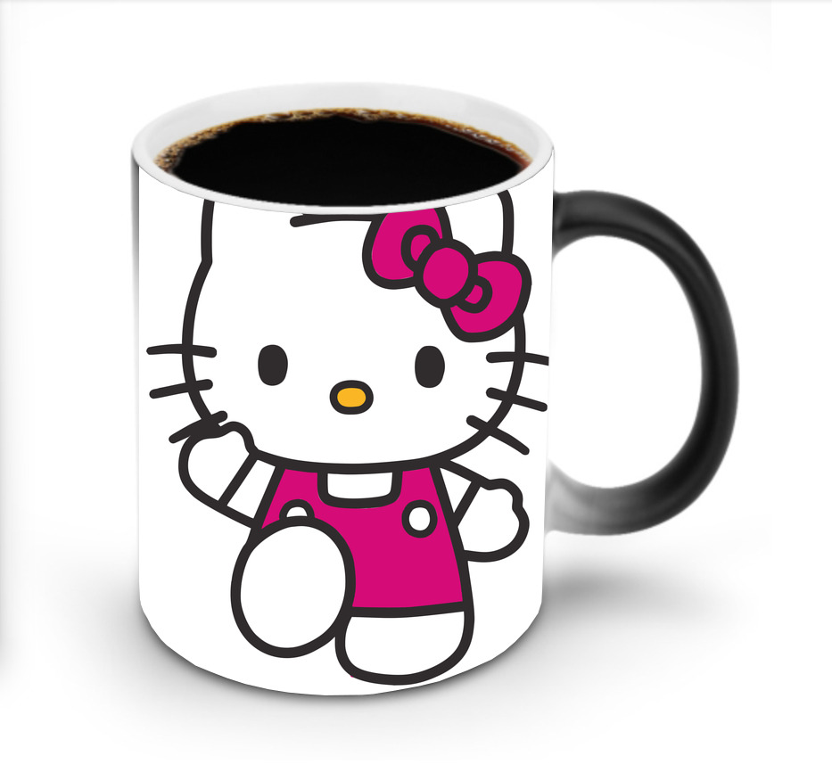 （画像用） Hello Kitty ハローキティ 温度変色マグカップ