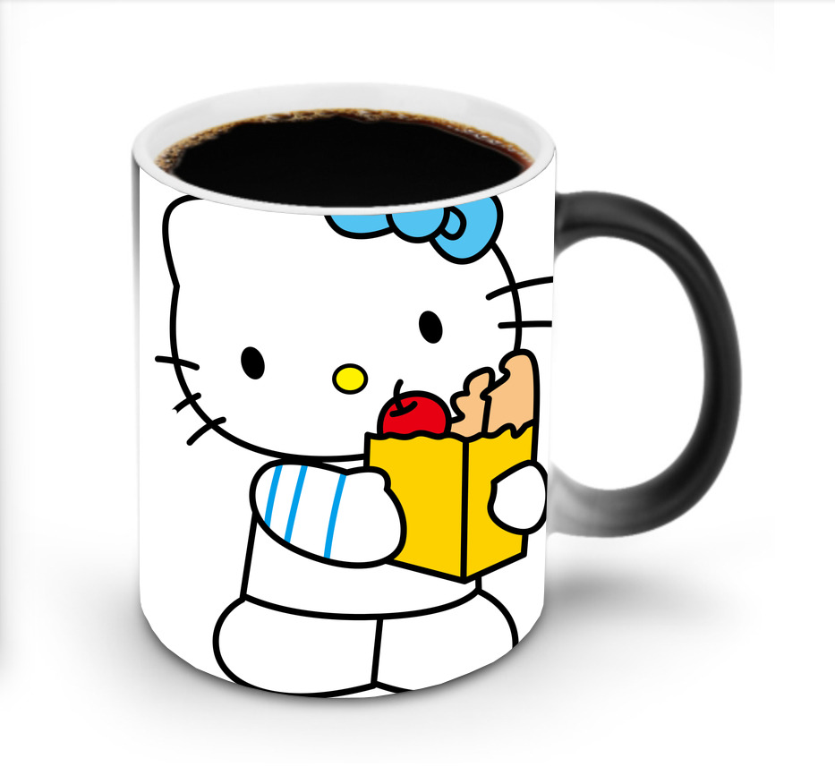 （画像用） Hello Kitty ハローキティ 温度変色マグカップ