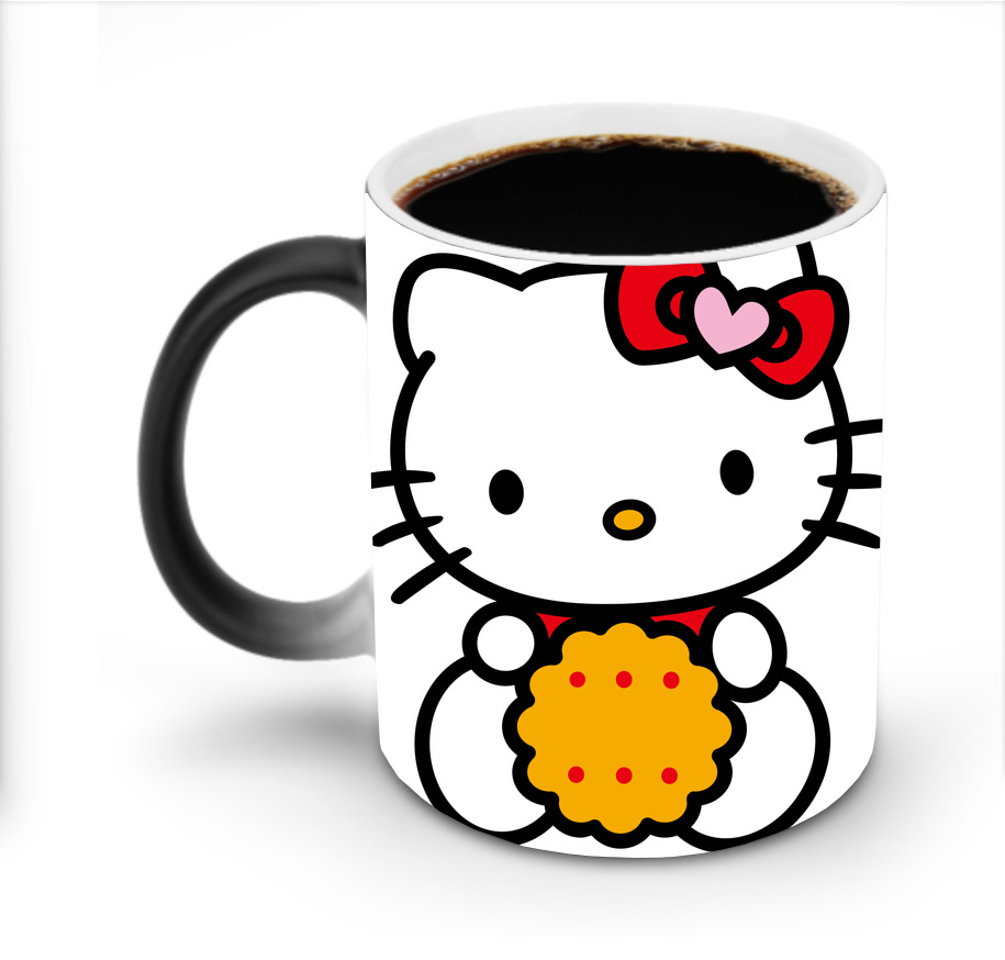 （画像用） Hello Kitty ハローキティ 温度変色マグカップ