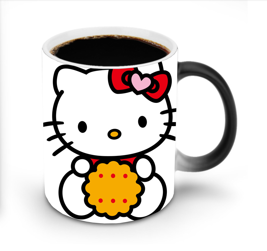 （画像用） Hello Kitty ハローキティ 温度変色マグカップ