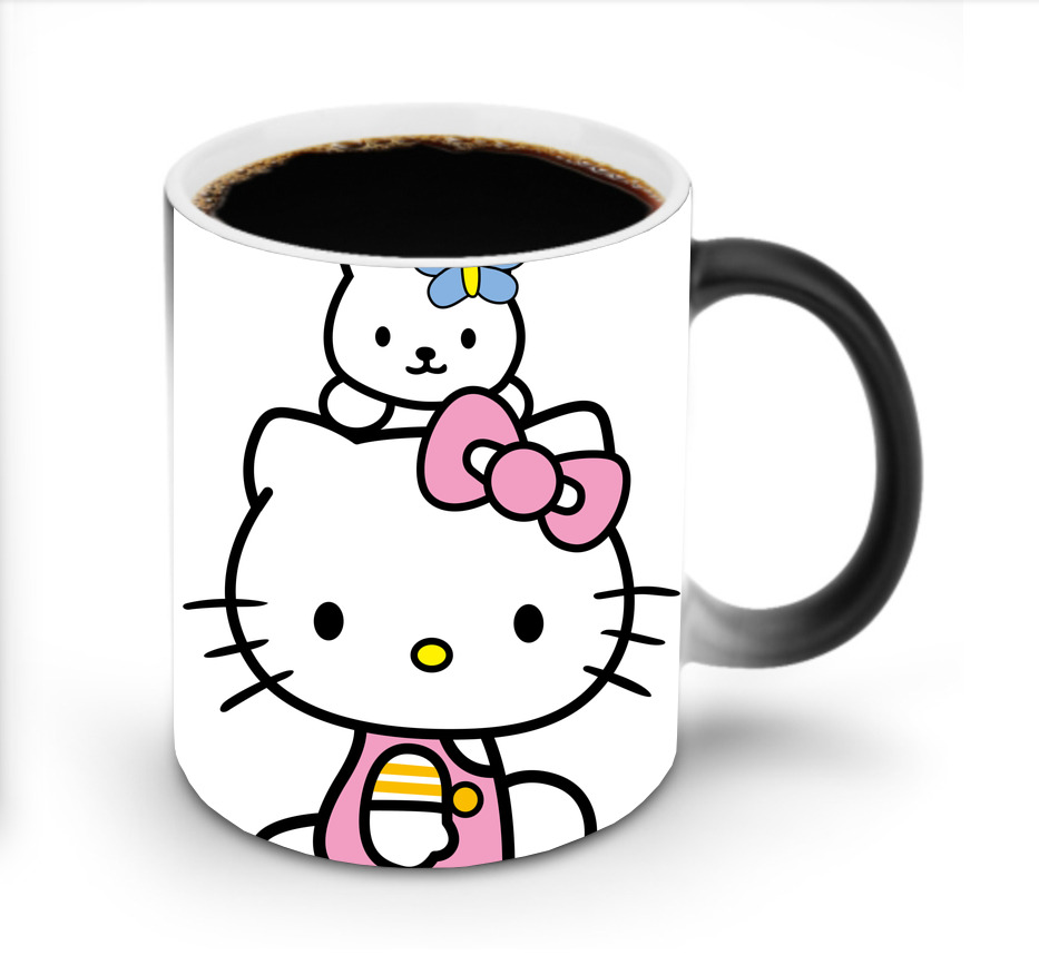 （画像用） Hello Kitty ハローキティ 温度変色マグカップ