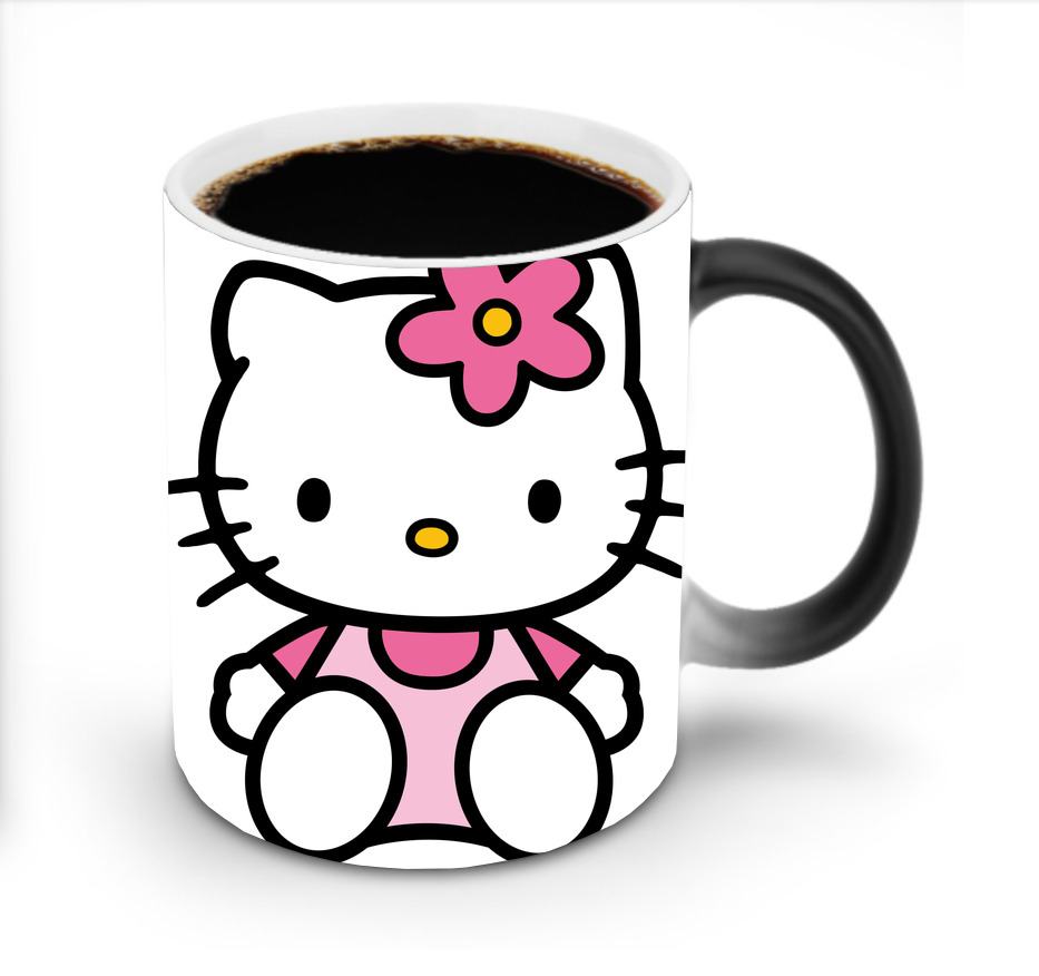 （画像用） Hello Kitty ハローキティ 温度変色マグカップ
