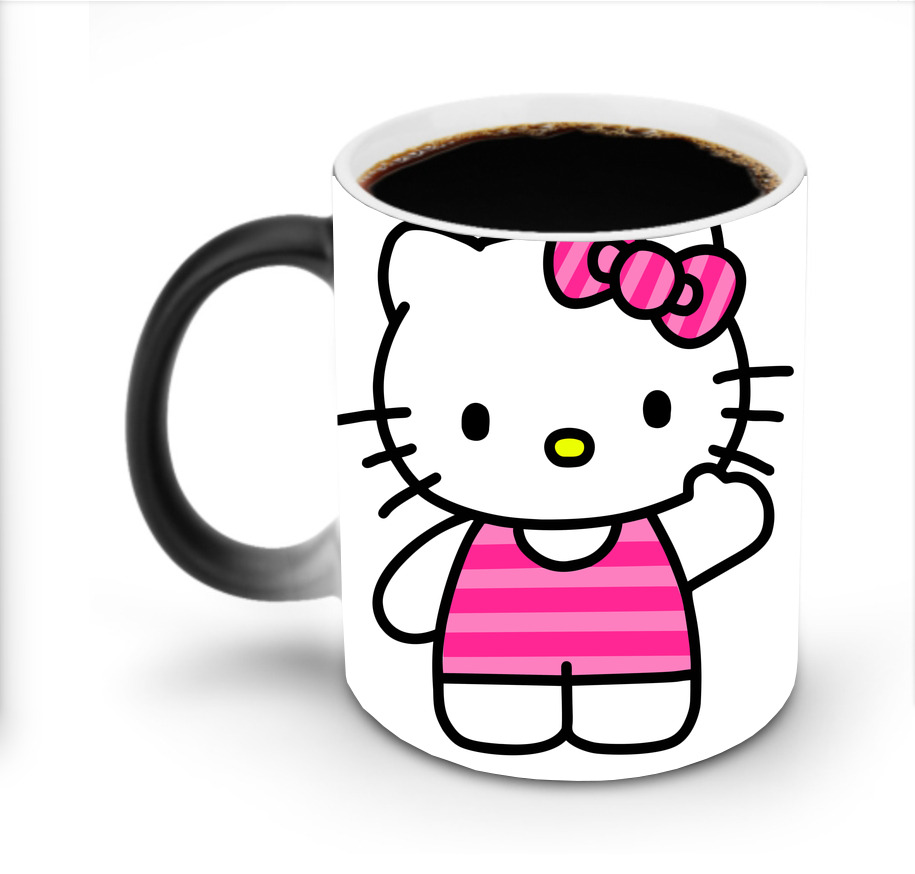 （画像用） Hello Kitty ハローキティ 温度変色マグカップ