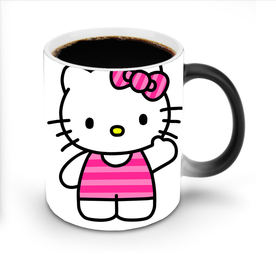（画像用） Hello Kitty ハローキティ 温度変色マグカップ