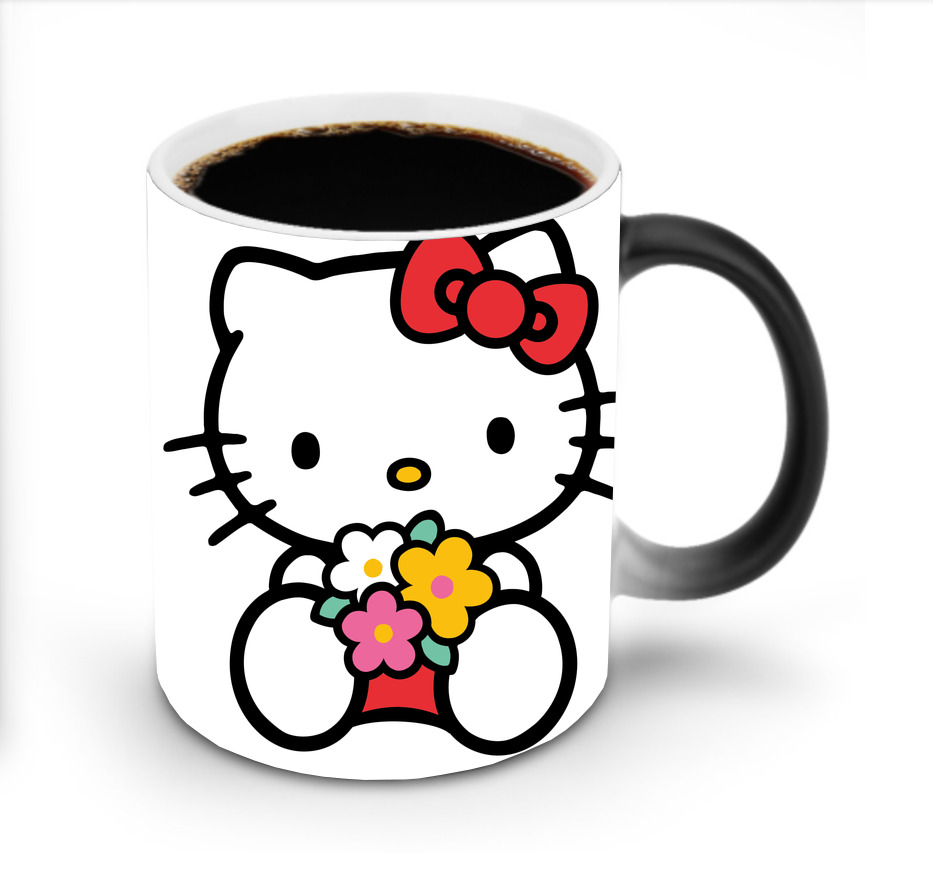 （画像用） Hello Kitty ハローキティ 温度変色マグカップ