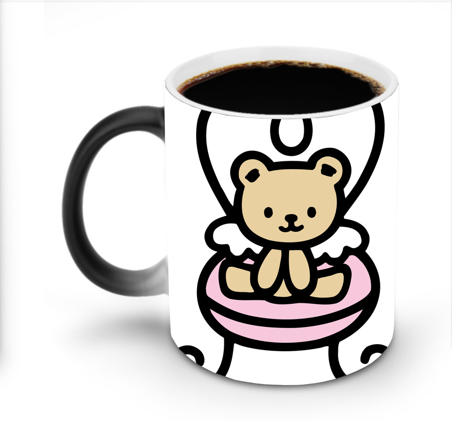 （画像用） Hello Kitty ハローキティ 温度変色マグカップ