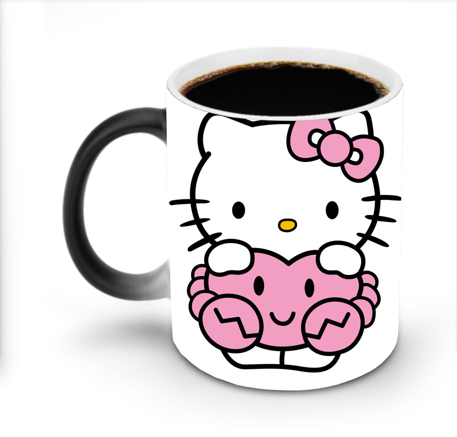 （画像用） Hello Kitty ハローキティ 温度変色マグカップ