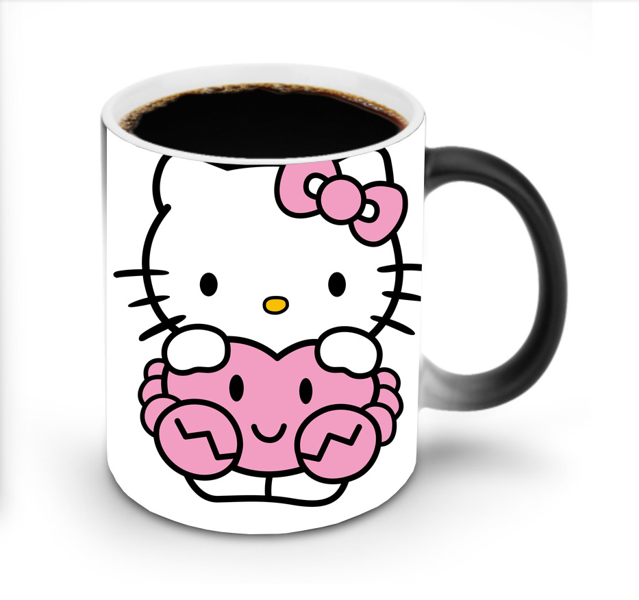（画像用） Hello Kitty ハローキティ 温度変色マグカップ