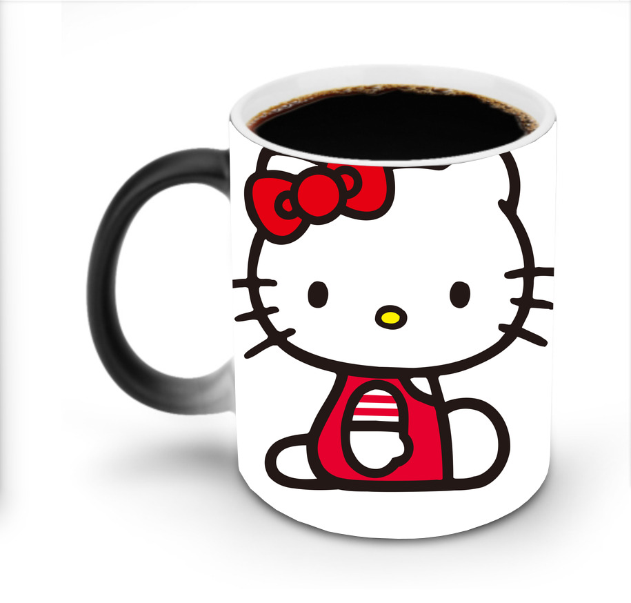 （画像用） Hello Kitty ハローキティ 温度変色マグカップ