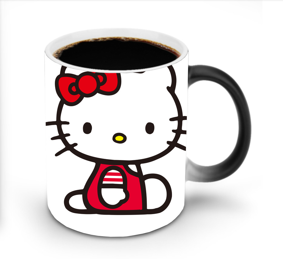 （画像用） Hello Kitty ハローキティ 温度変色マグカップ