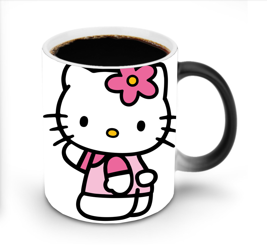 （画像用） Hello Kitty ハローキティ 温度変色マグカップ