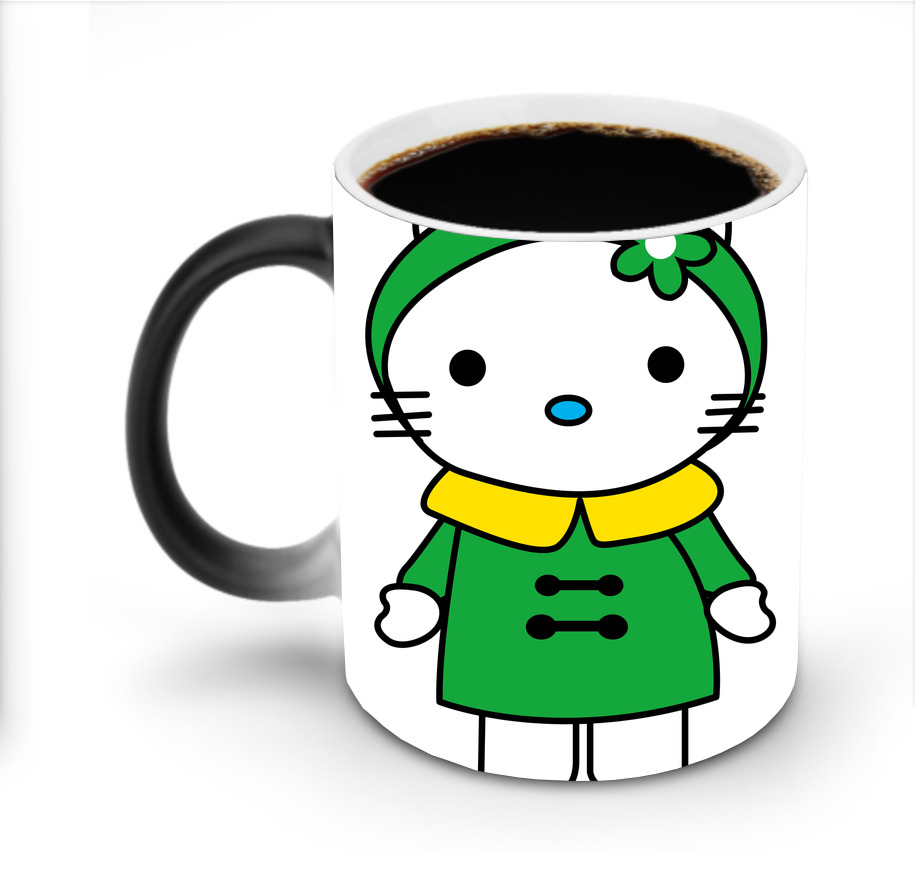 （画像用） Hello Kitty ハローキティ 温度変色マグカップ