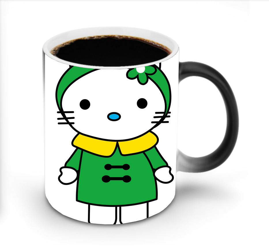 （画像用） Hello Kitty ハローキティ 温度変色マグカップ