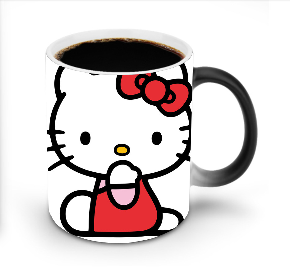 （画像用） Hello Kitty ハローキティ 温度変色マグカップ