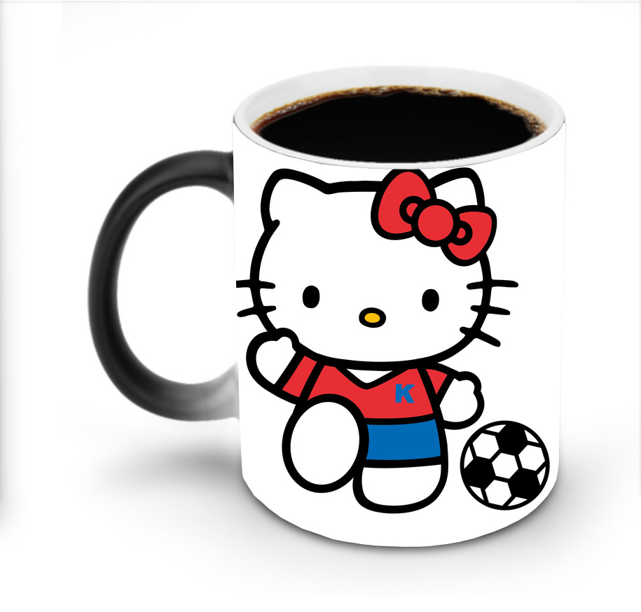 （画像用） Hello Kitty ハローキティ 温度変色マグカップ
