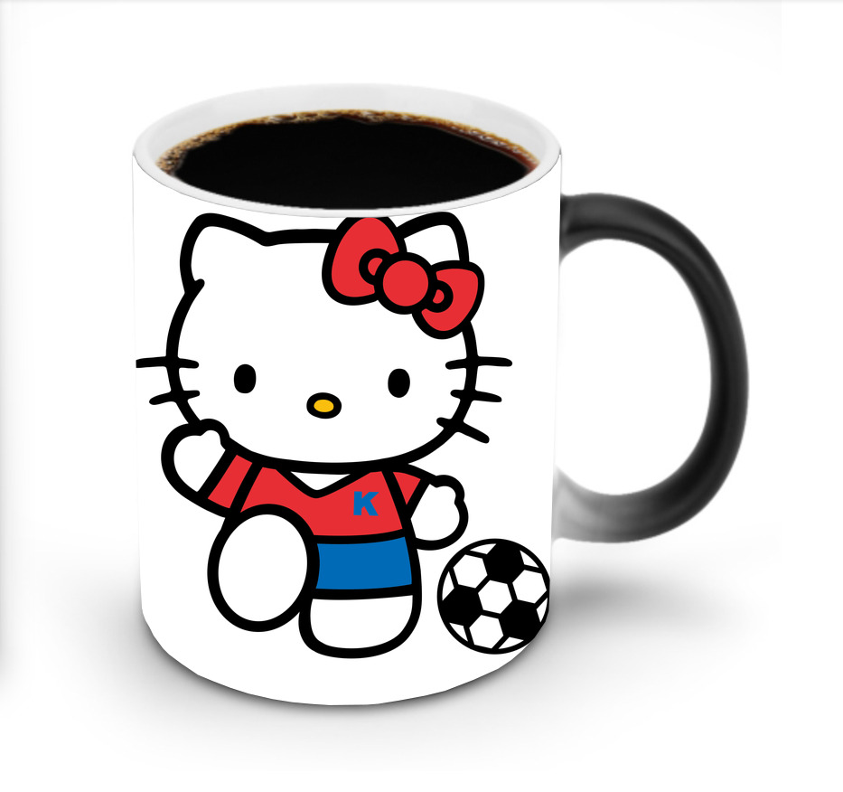 （画像用） Hello Kitty ハローキティ 温度変色マグカップ