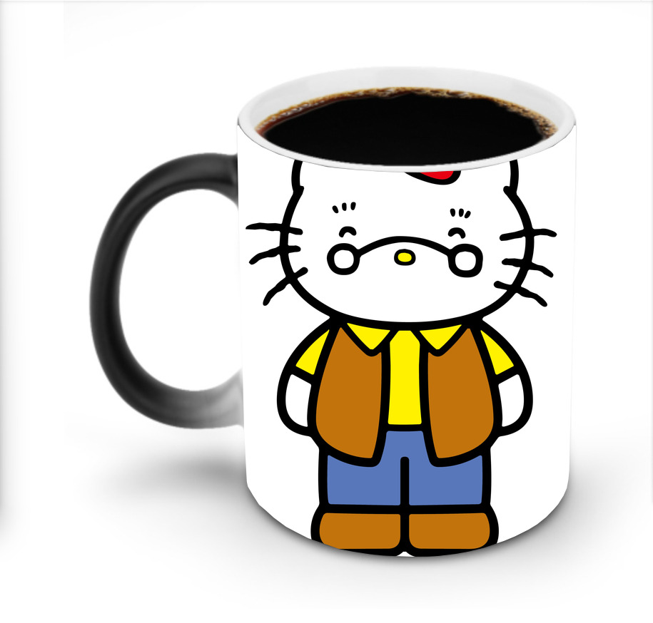 （画像用） Hello Kitty ハローキティ 温度変色マグカップ