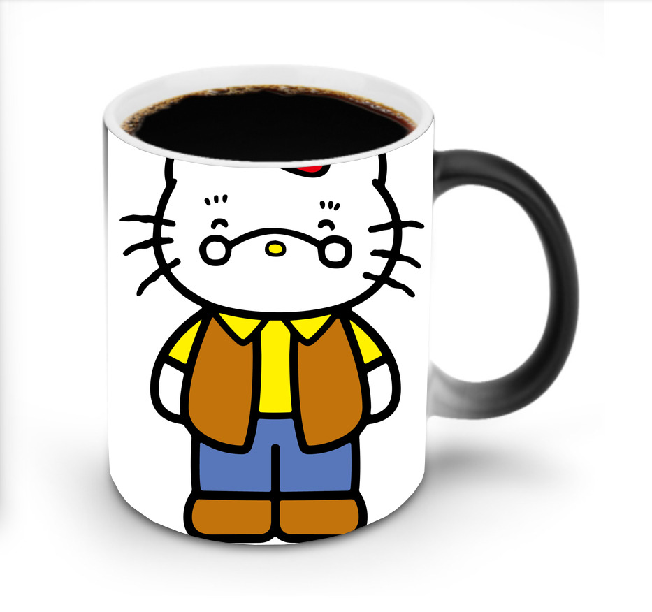 （画像用） Hello Kitty ハローキティ 温度変色マグカップ