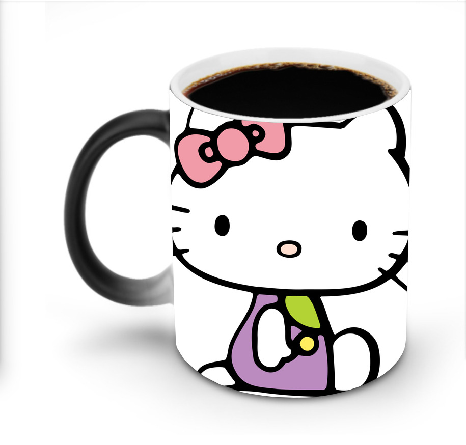 （画像用） Hello Kitty ハローキティ 温度変色マグカップ