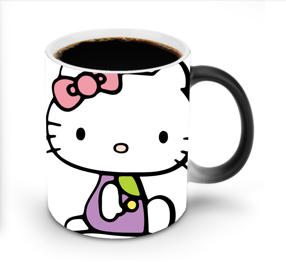 （画像用） Hello Kitty ハローキティ 温度変色マグカップ