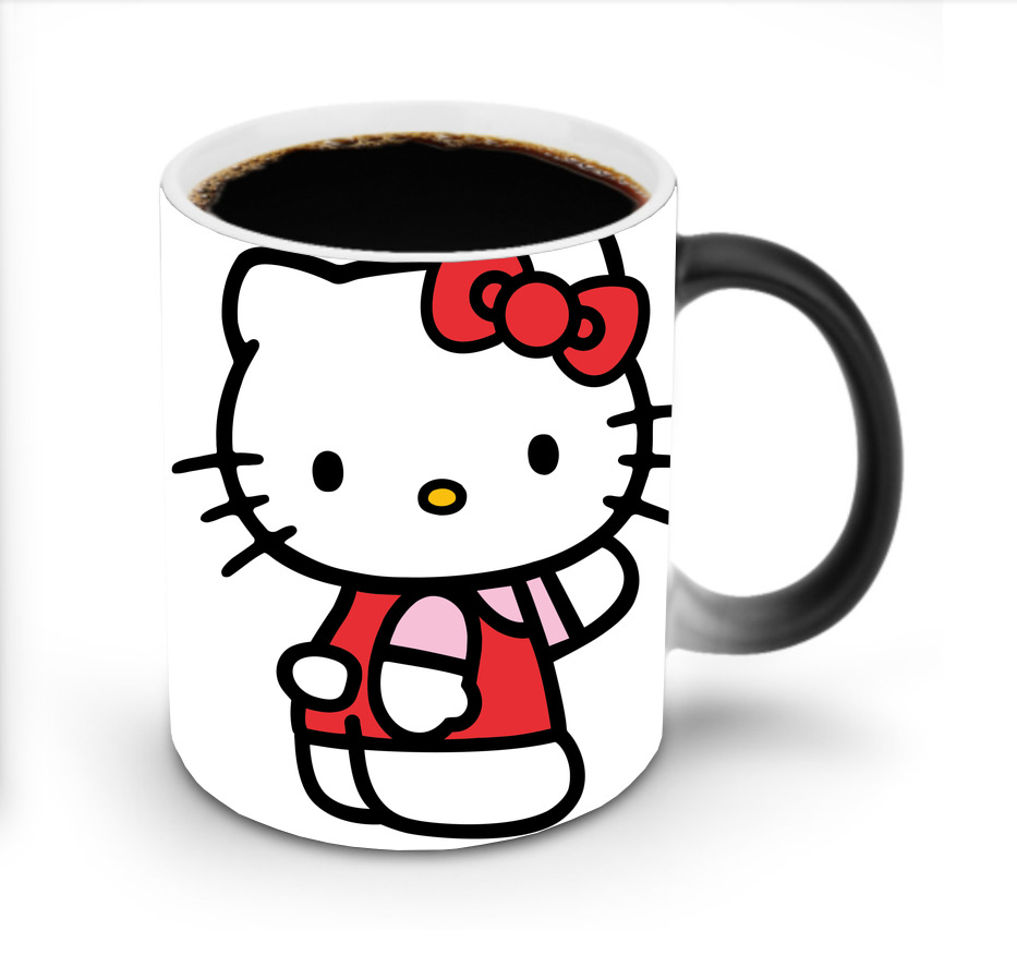 （画像用） Hello Kitty ハローキティ 温度変色マグカップ