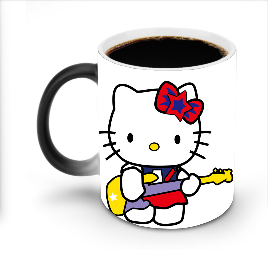 （画像用） Hello Kitty ハローキティ 温度変色マグカップ