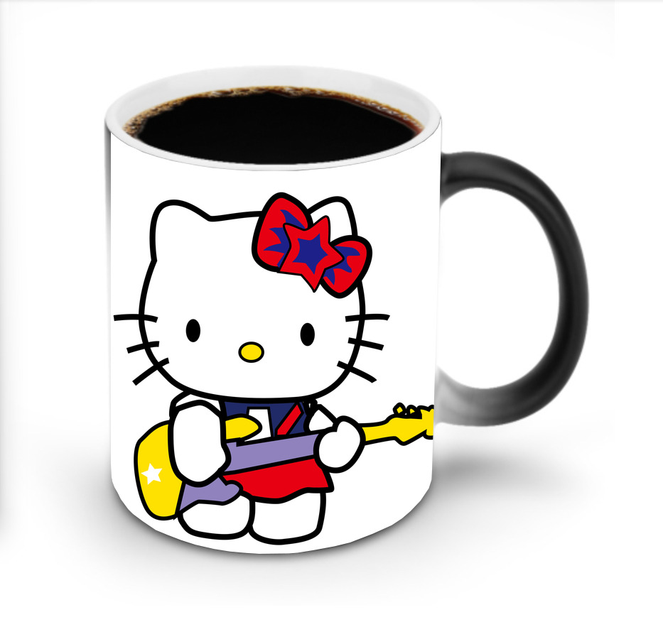 （画像用） Hello Kitty ハローキティ 温度変色マグカップ