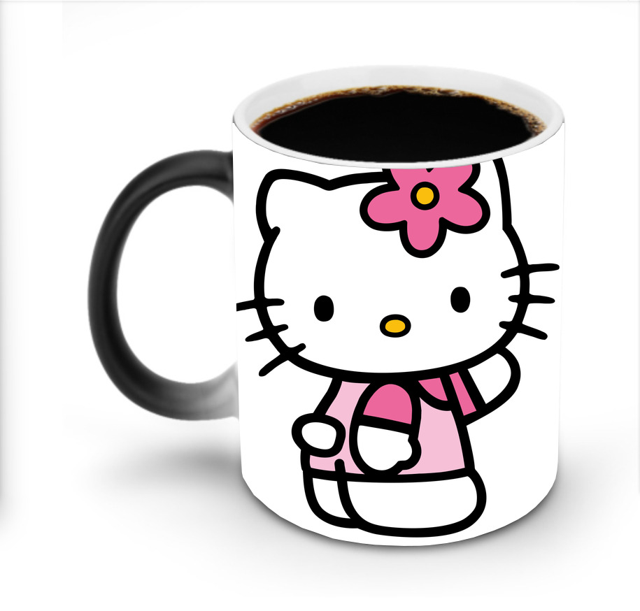 （画像用） Hello Kitty ハローキティ 温度変色マグカップ