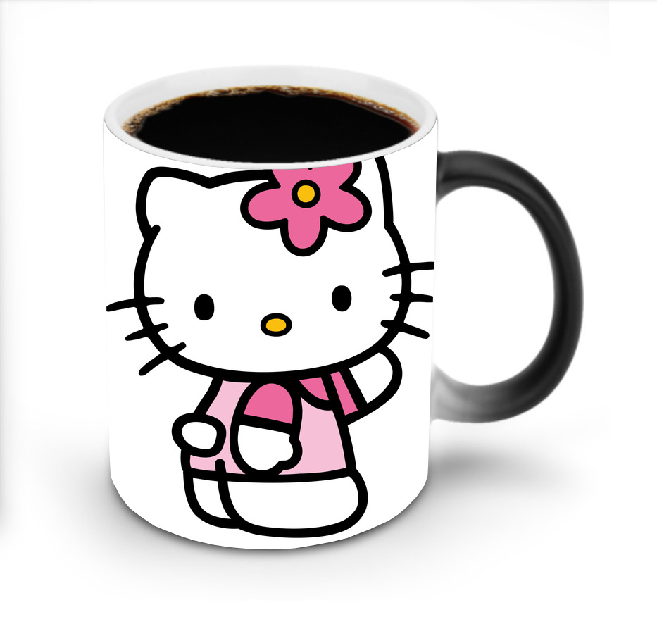 （画像用） Hello Kitty ハローキティ 温度変色マグカップ