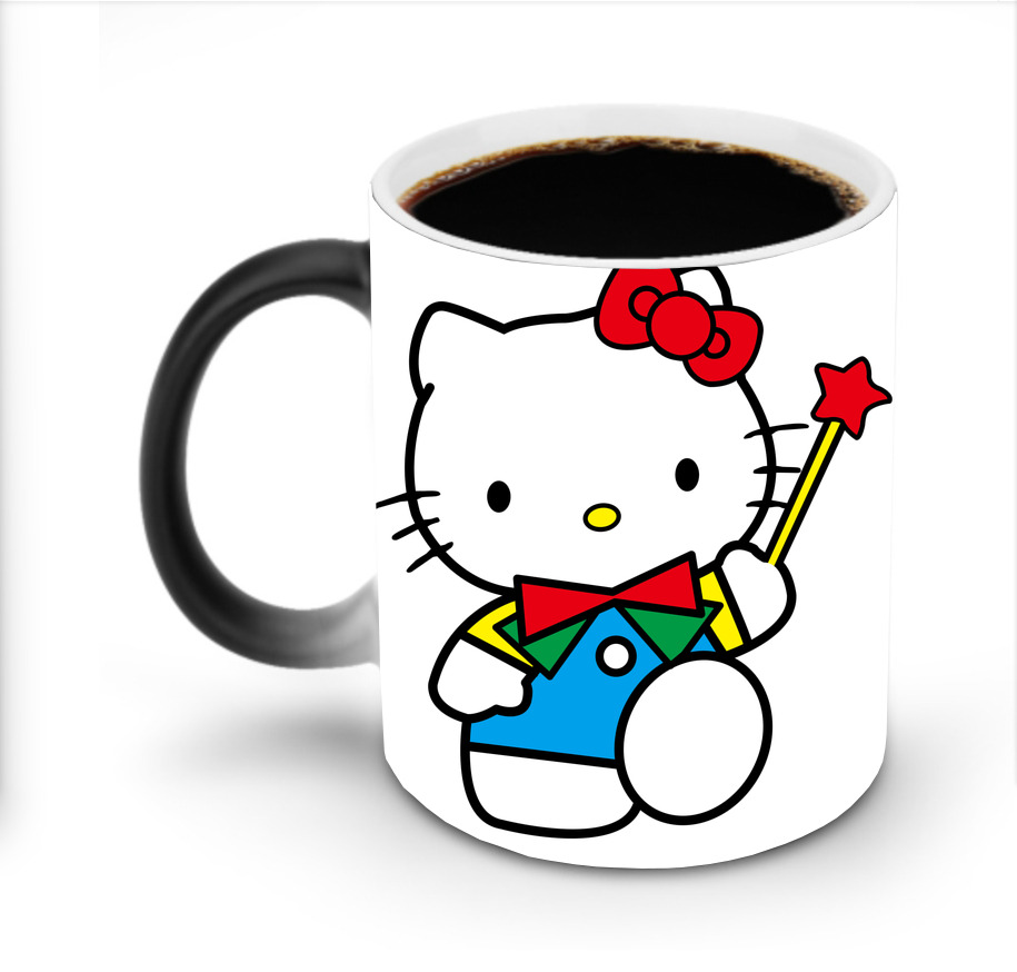 （画像用） Hello Kitty ハローキティ 温度変色マグカップ