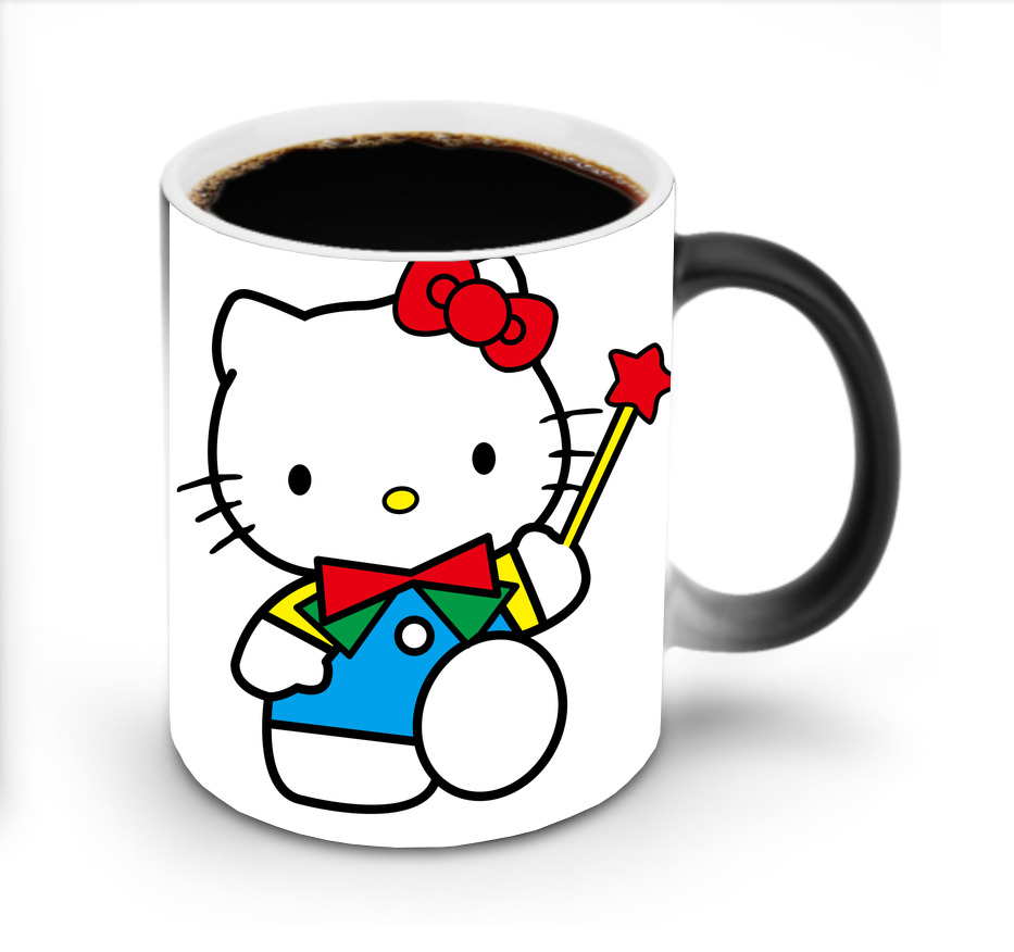 （画像用） Hello Kitty ハローキティ 温度変色マグカップ
