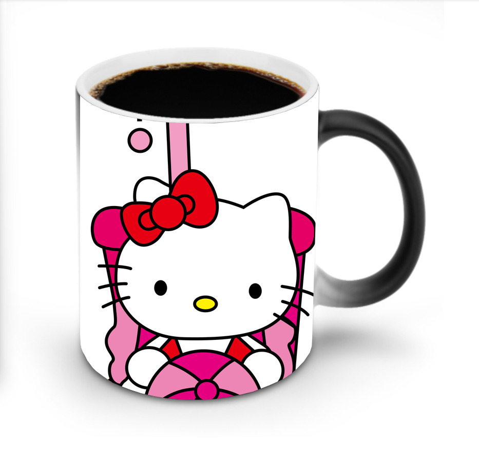 （画像用） Hello Kitty ハローキティ 温度変色マグカップ