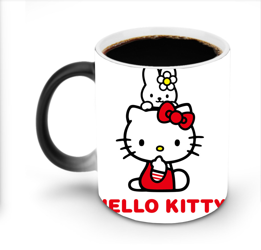 （画像用） Hello Kitty ハローキティ 温度変色マグカップ