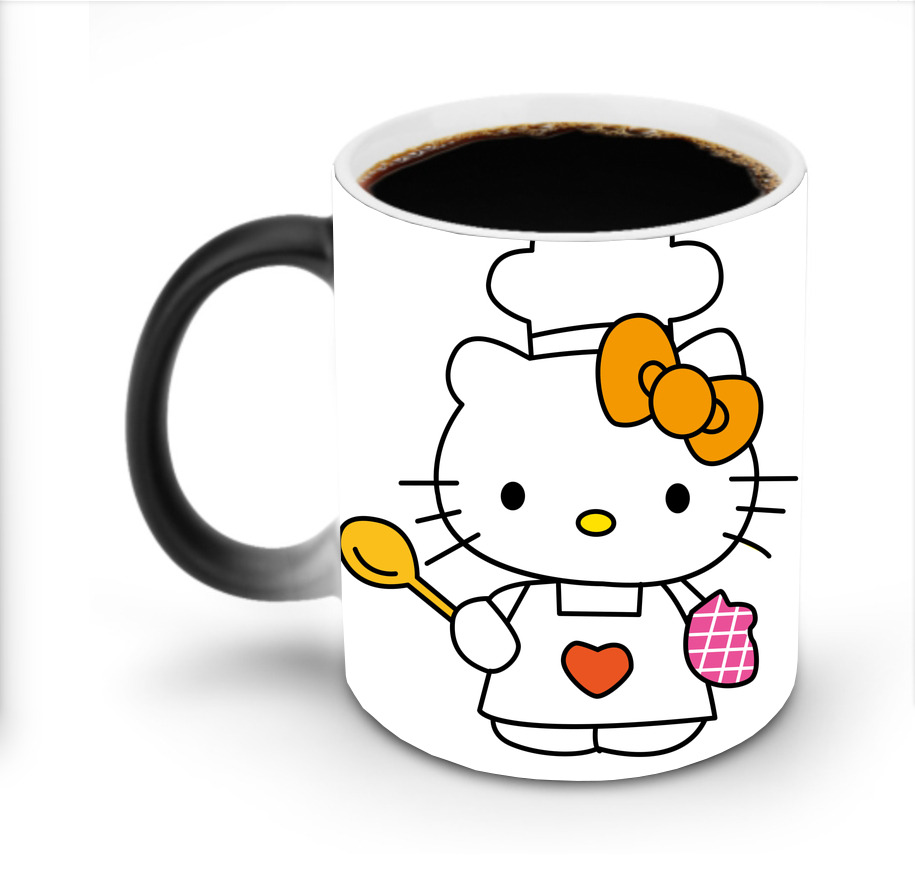 （画像用） Hello Kitty ハローキティ 温度変色マグカップ