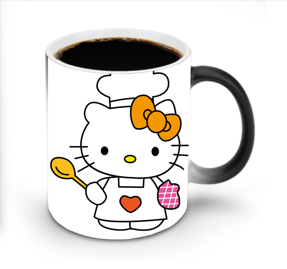 （画像用） Hello Kitty ハローキティ 温度変色マグカップ