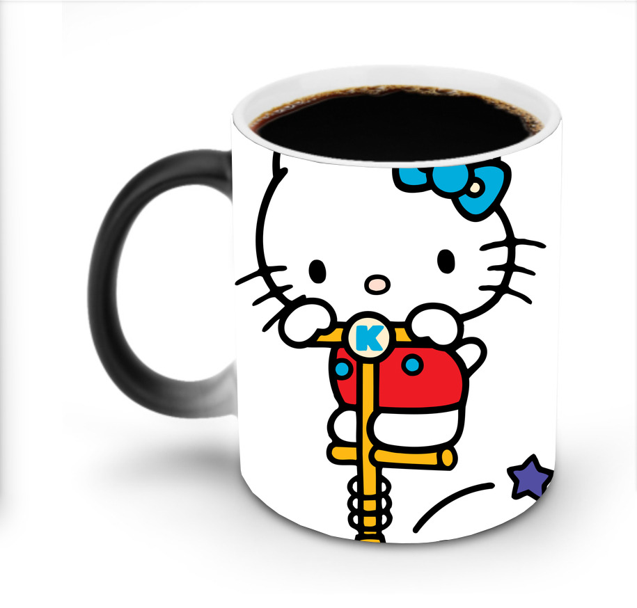 （画像用） Hello Kitty ハローキティ 温度変色マグカップ