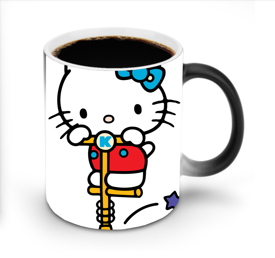 （画像用） Hello Kitty ハローキティ 温度変色マグカップ
