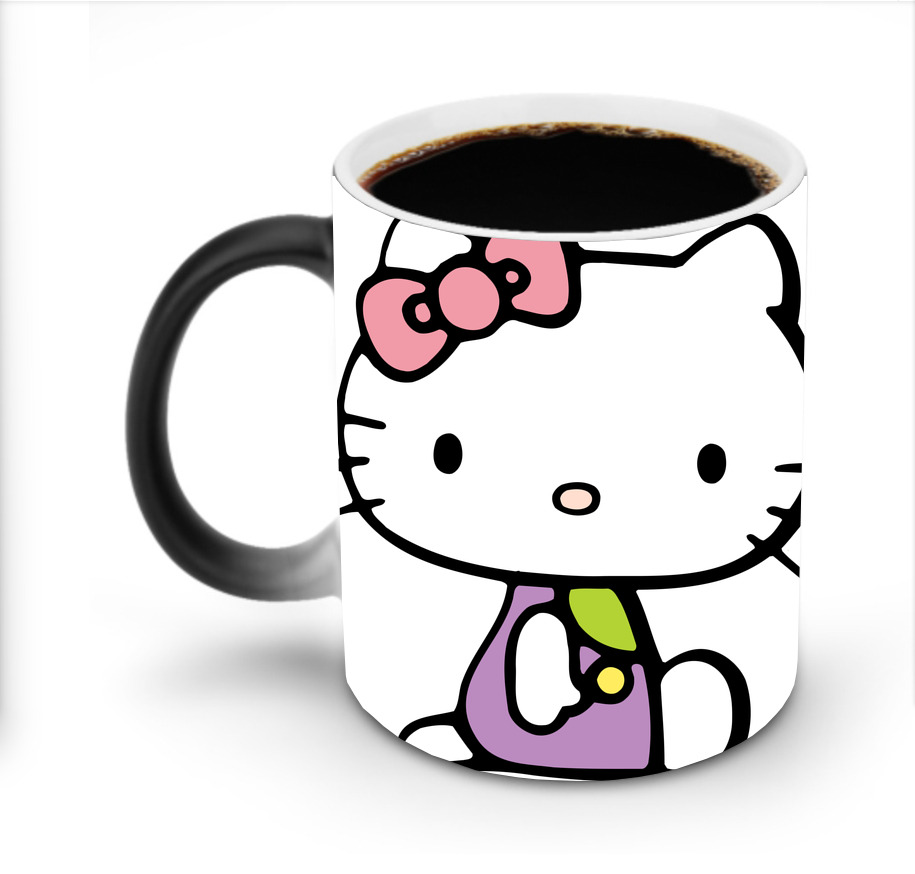（画像用） Hello Kitty ハローキティ 温度変色マグカップ