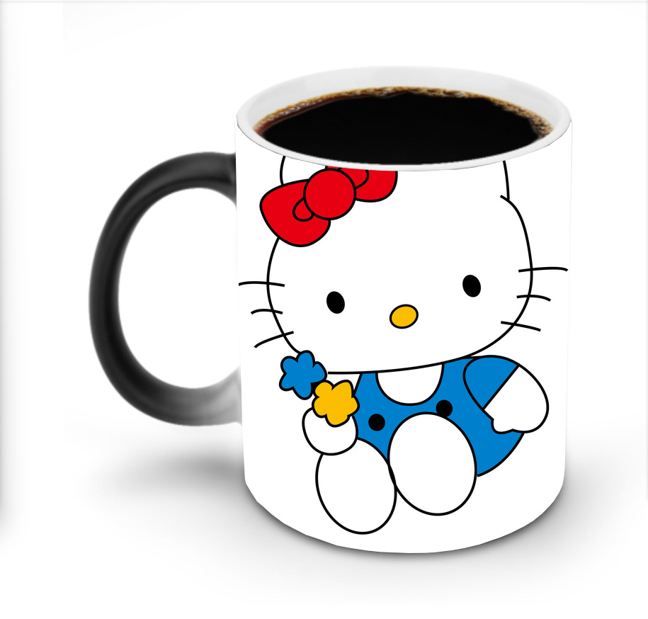 （画像用） Hello Kitty ハローキティ 温度変色マグカップ